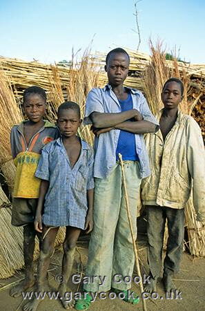 Local kids at Goava, near Rhumsiki, Cameroon