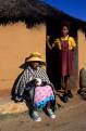 Local Woman and School Girl, Malealea, Lesotho