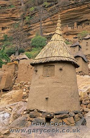 Traditional Dogon grannery, Mali