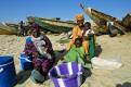 Mauritanian women, Plage de Peche, Nouakchott, Mauritania