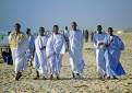 Mauritanian men, Plage de Peche, Nouakchott, Mauritania