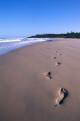 Footprints, Beach at Morrungulo, Mozambique