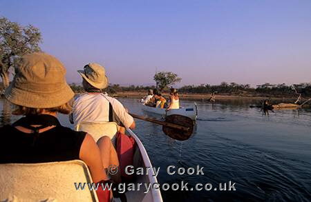 Canoe Safari, Matusadona National Park, Lake Kariba, Zimbabwe